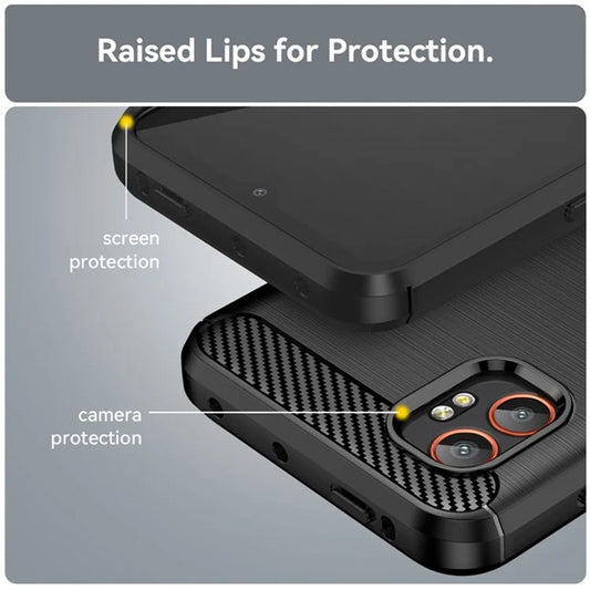 Θήκη για Samsung Galaxy XCover7 Pro, Techsuit, Carbon, Μαύρη