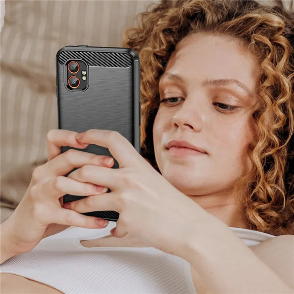 Θήκη για Samsung Galaxy XCover7 Pro, Techsuit, Carbon, Μαύρη