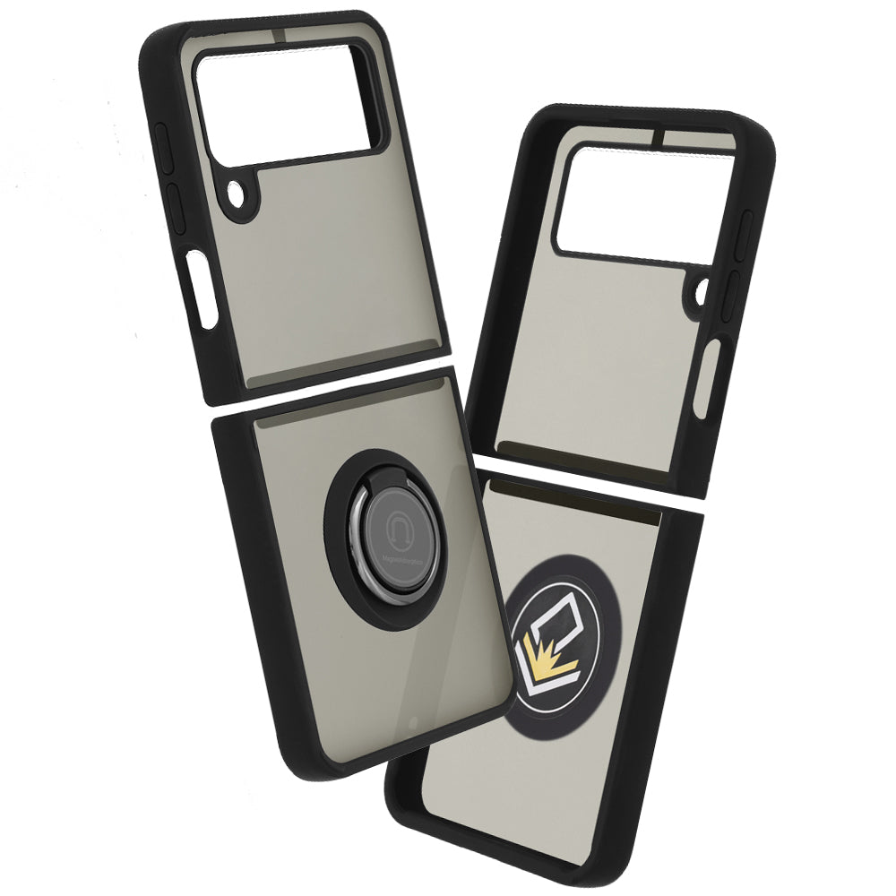 Θήκη για Samsung Galaxy Z Flip3 5G F711, Techsuit, Glinth, Μαύρο