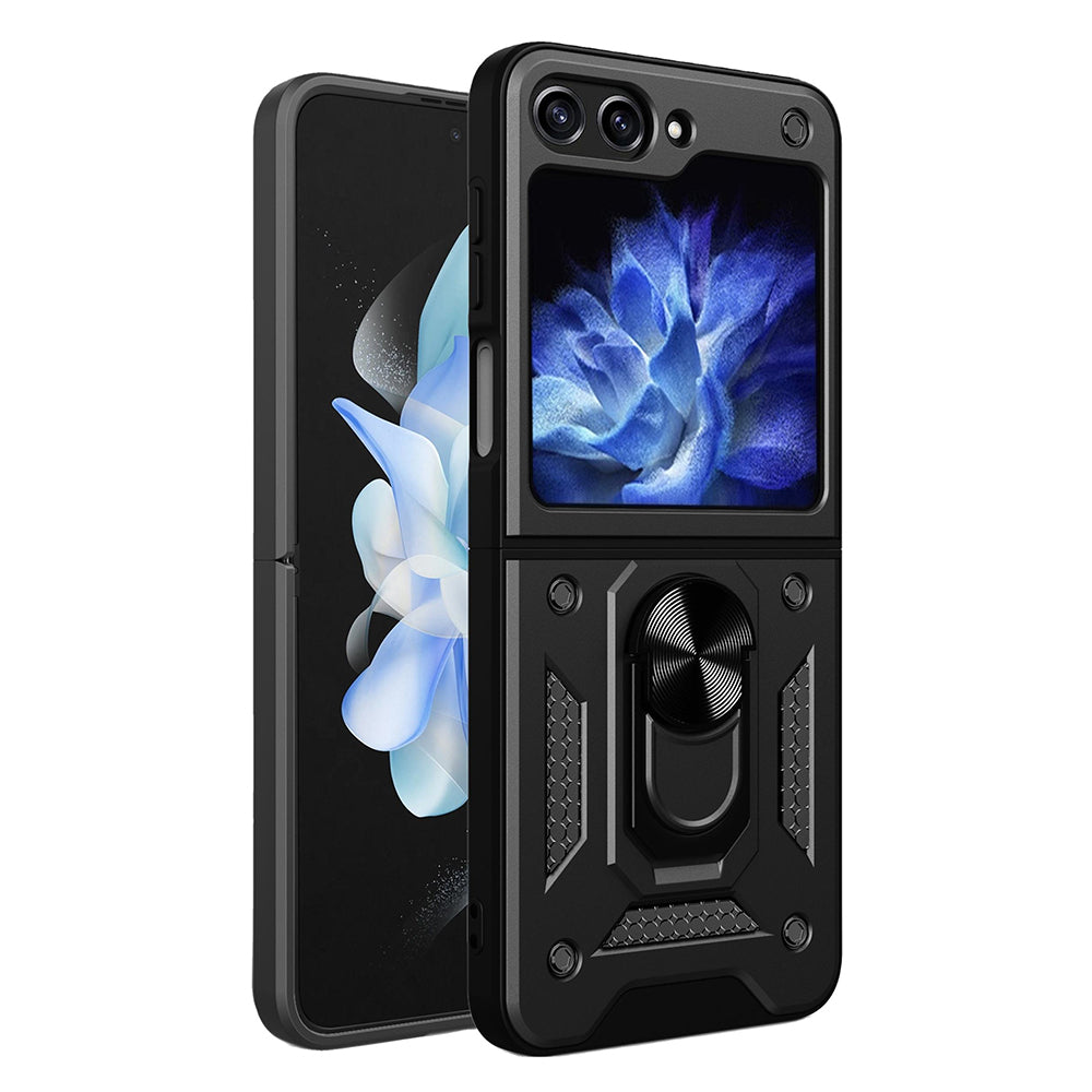 Θήκη για Samsung Galaxy Z Flip5 F731, Techsuit, CamShield, Μαύρο