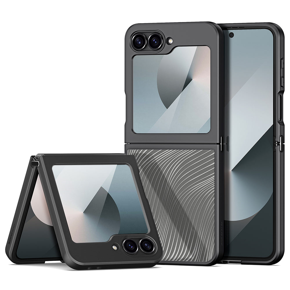Θήκη για Samsung Galaxy Z Flip6 F741, DUX DUCIS, Aimo, Μαύρο