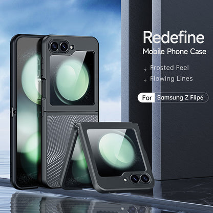 Θήκη για Samsung Galaxy Z Flip6 F741, DUX DUCIS, Aimo, Μαύρο