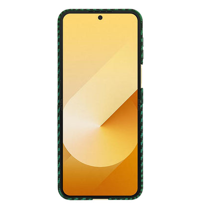 Θήκη για Samsung Galaxy Z Flip7 FE F761 / Z Flip6 F741, Techsuit, Carbonite FiberShell, Πράσινο