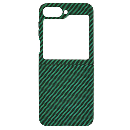 Θήκη για Samsung Galaxy Z Flip7 FE F761 / Z Flip6 F741, Techsuit, Carbonite FiberShell, Πράσινο