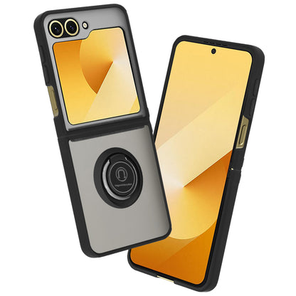 Θήκη για Samsung Galaxy Z Flip7 FE F761 / Z Flip6 F741, Techsuit, Glinth, Μαύρη
