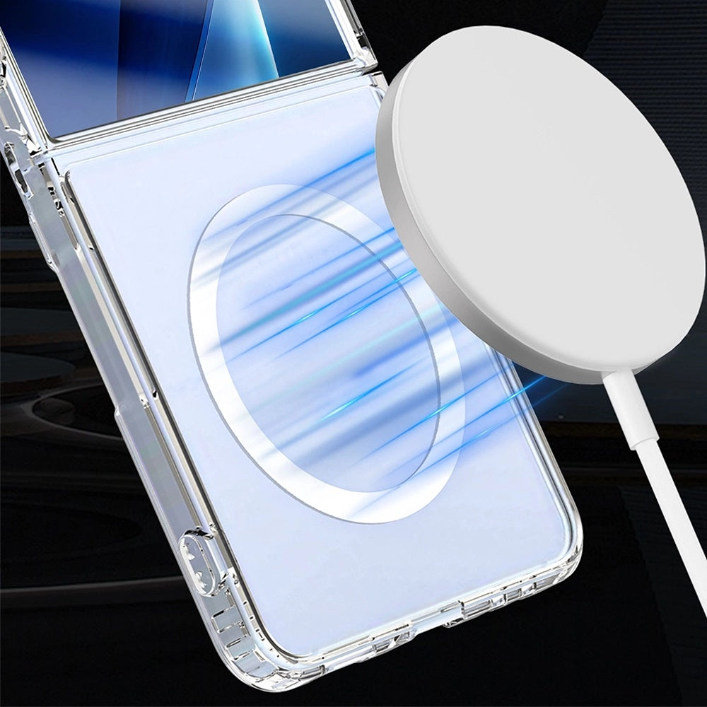 Θήκη MagSafe για Samsung Galaxy Z Flip7 F766, 3MK, Armor MagCase, Διαφανής