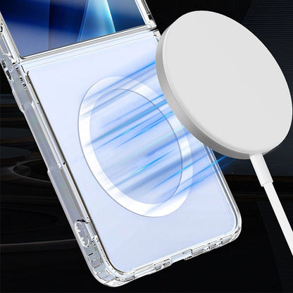 Θήκη MagSafe για Samsung Galaxy Z Flip7 F766, 3MK, Armor MagCase, Διαφανής