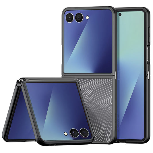Θήκη για Samsung Galaxy Z Flip7 F766, DUX DUCIS, Aimo, Μαύρο