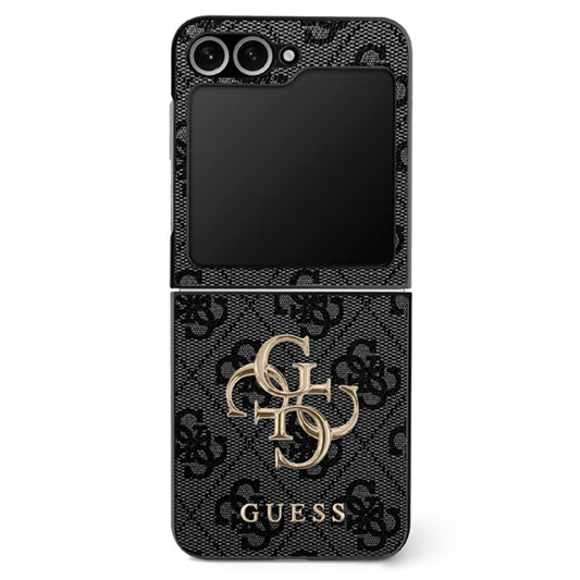 Θήκη για Samsung Galaxy Z Flip7 F766, Guess, 4G Metal Logo, Μαύρη