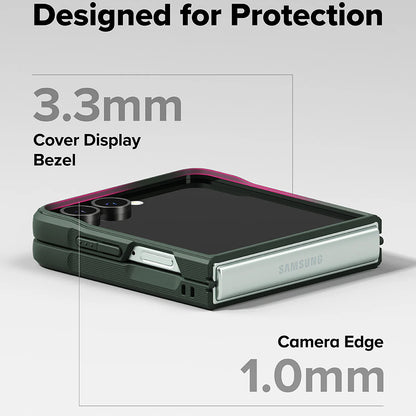 Θήκη για Samsung Galaxy Z Flip7 F766, Ringke, Όνυξ, Σκούρο Πράσινο