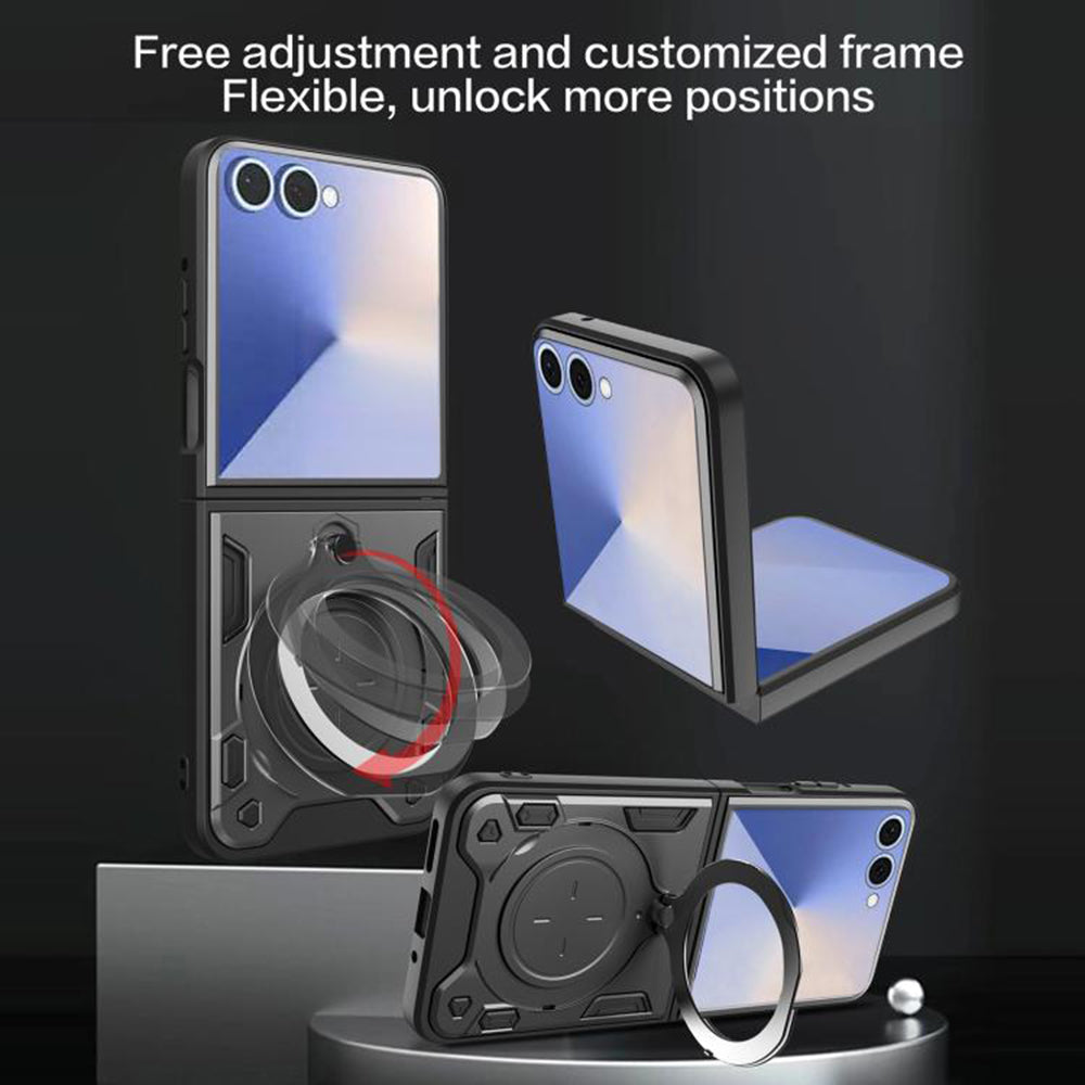 Θήκη για Samsung Galaxy Z Flip7 F766, Techsuit, CamGuard Pro, Μπλε