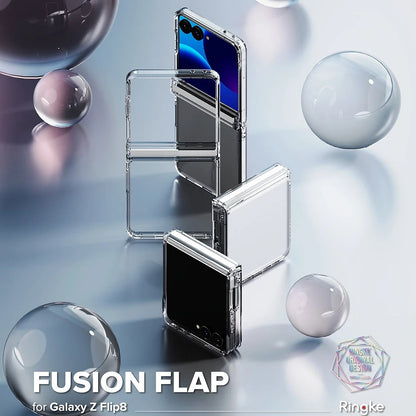 Case for Samsung Galaxy Z Flip8 F776, Ringke, Fusion Flap, Transparent