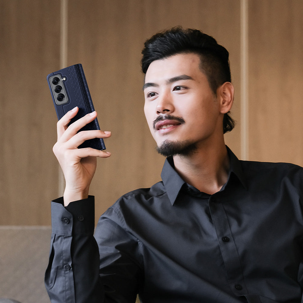 Θήκη για Samsung Galaxy Z Fold Special, DUX DUCIS, Bril, Μπλε