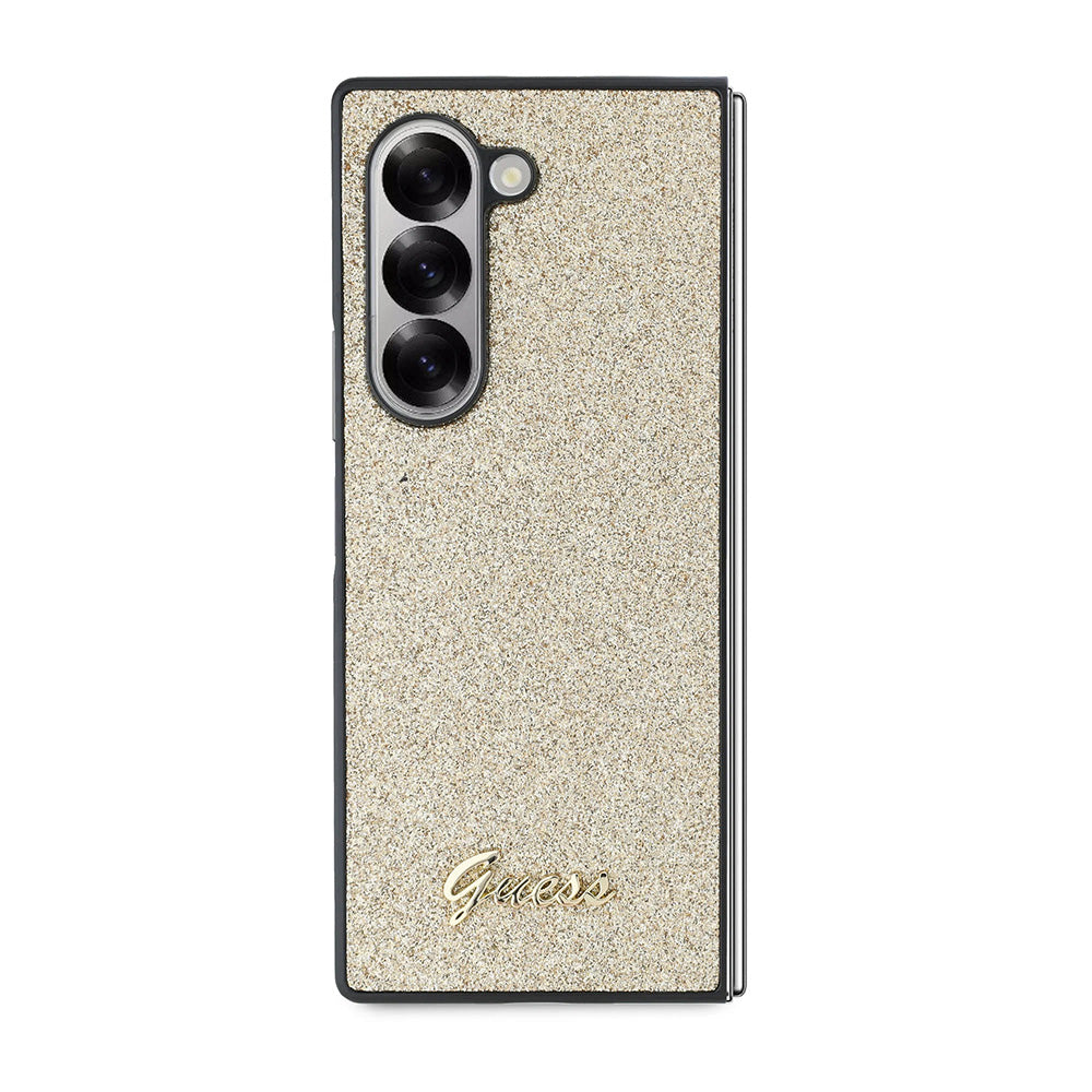 Θήκη για Samsung Galaxy Z Fold6 F956, Guess, Glitter Script, Χρυσή