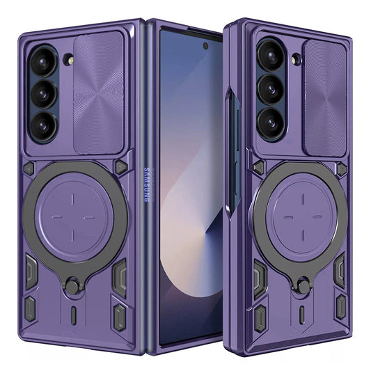 Θήκη για Samsung Galaxy Z Fold6 F956, Techsuit, CamGuard Pro, Μωβ