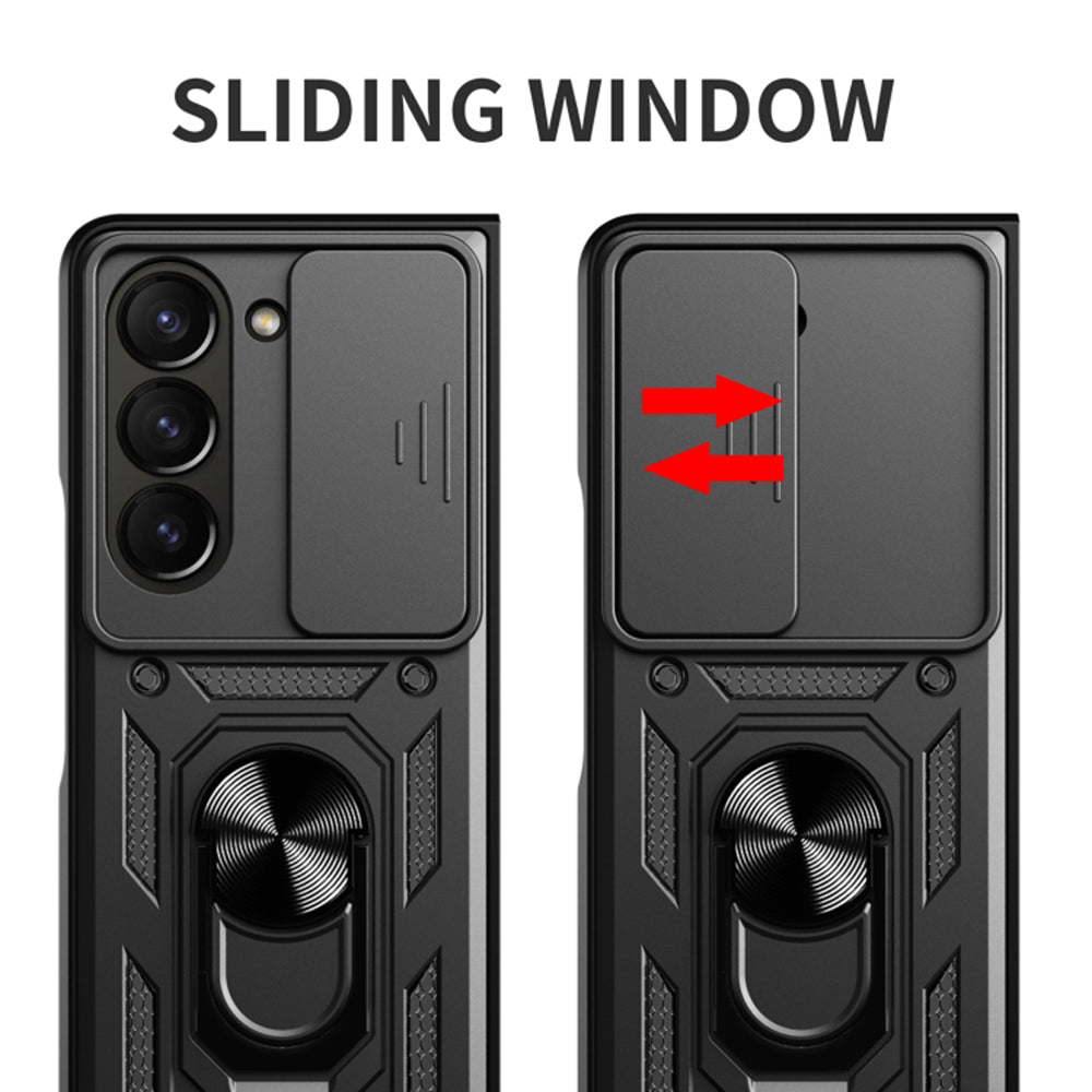 Θήκη για Samsung Galaxy Z Fold6 F956, Techsuit, CamShield, Μαύρο