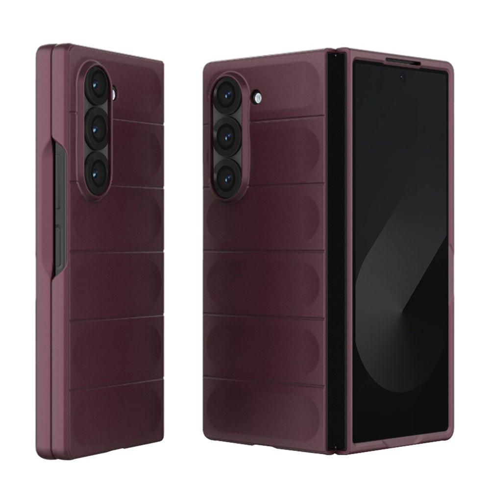 Θήκη για Samsung Galaxy Z Fold6 F956, Techsuit, Magic Shield, Βυσσινί
