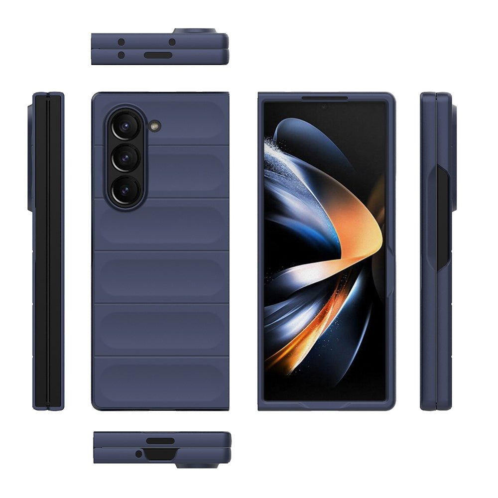 Θήκη για Samsung Galaxy Z Fold6 F956, Techsuit, Magic Shield, Βυσσινί