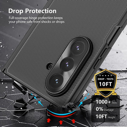 Θήκη για Samsung Galaxy Z Fold7 F966, Nillkin, Super Frosted Shield, Μαύρη