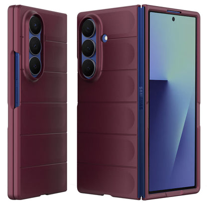 Case for Samsung Galaxy Z Fold7 F966, Techsuit, Magic Shield, Burgundy