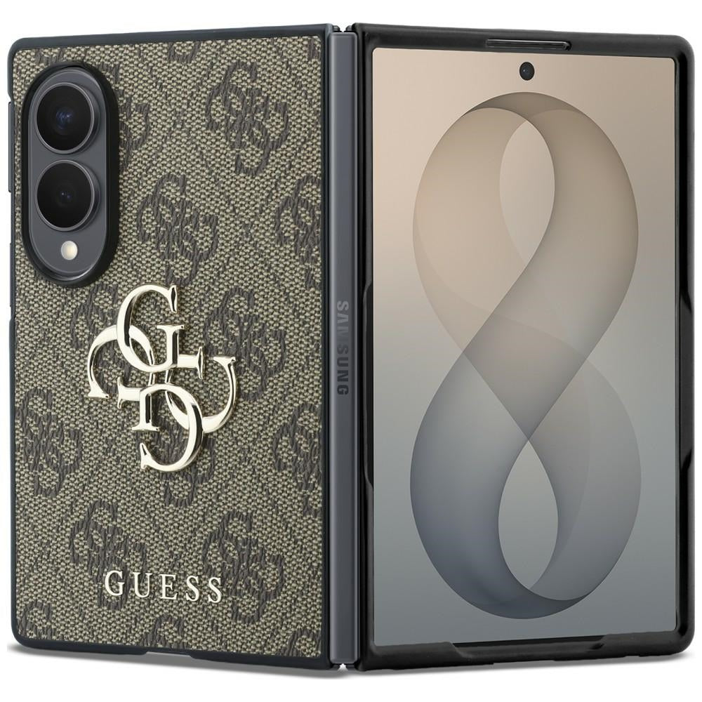 Case for Samsung Galaxy Z Fold8 F971, Guess, 4G Big Logo, Brown