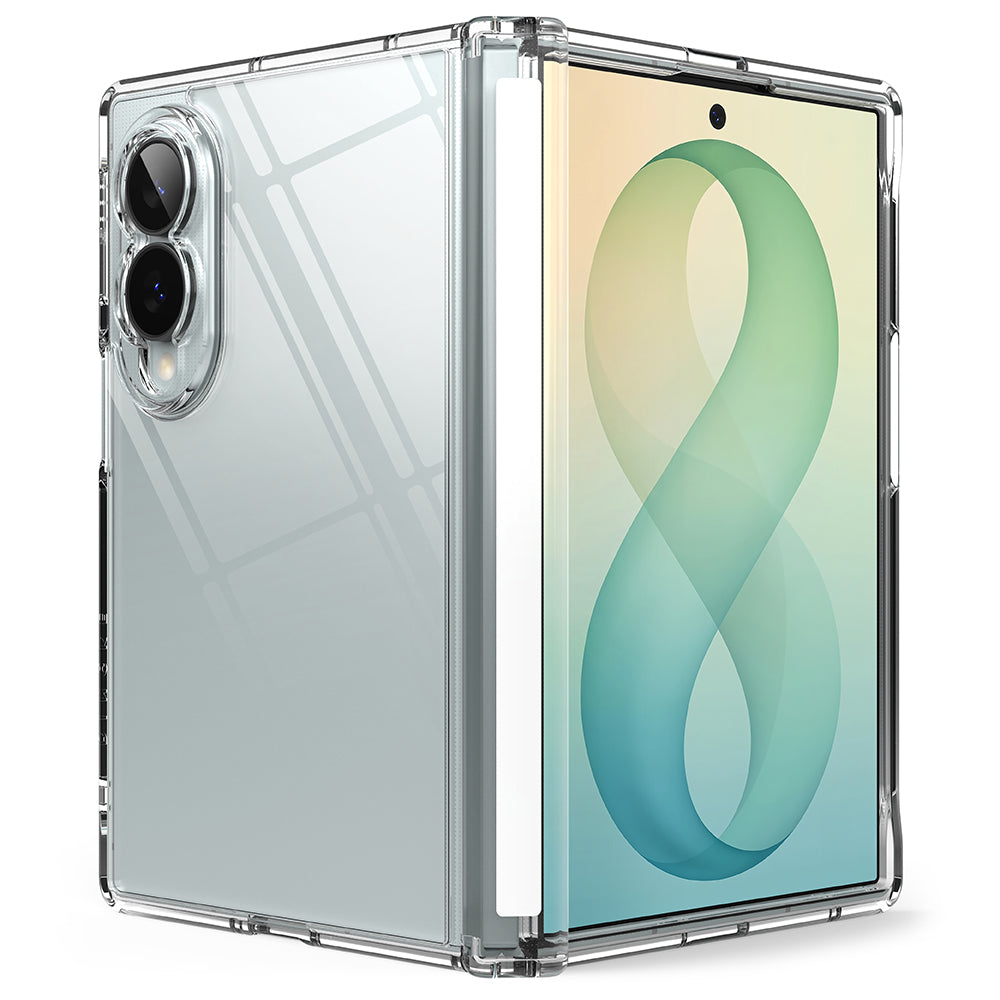 Θήκη για Samsung Galaxy Z Fold8 F971, Ringke, Fusion Flap, Διαφανής