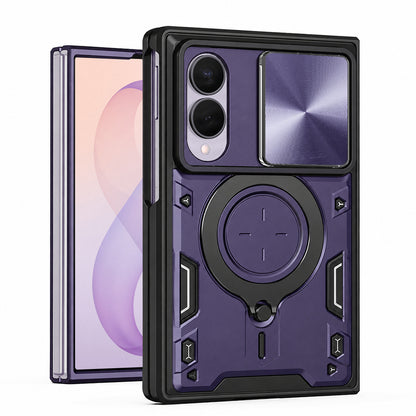Θήκη για Samsung Galaxy Z Fold8 F971, Techsuit, CamGuard Pro, Μωβ