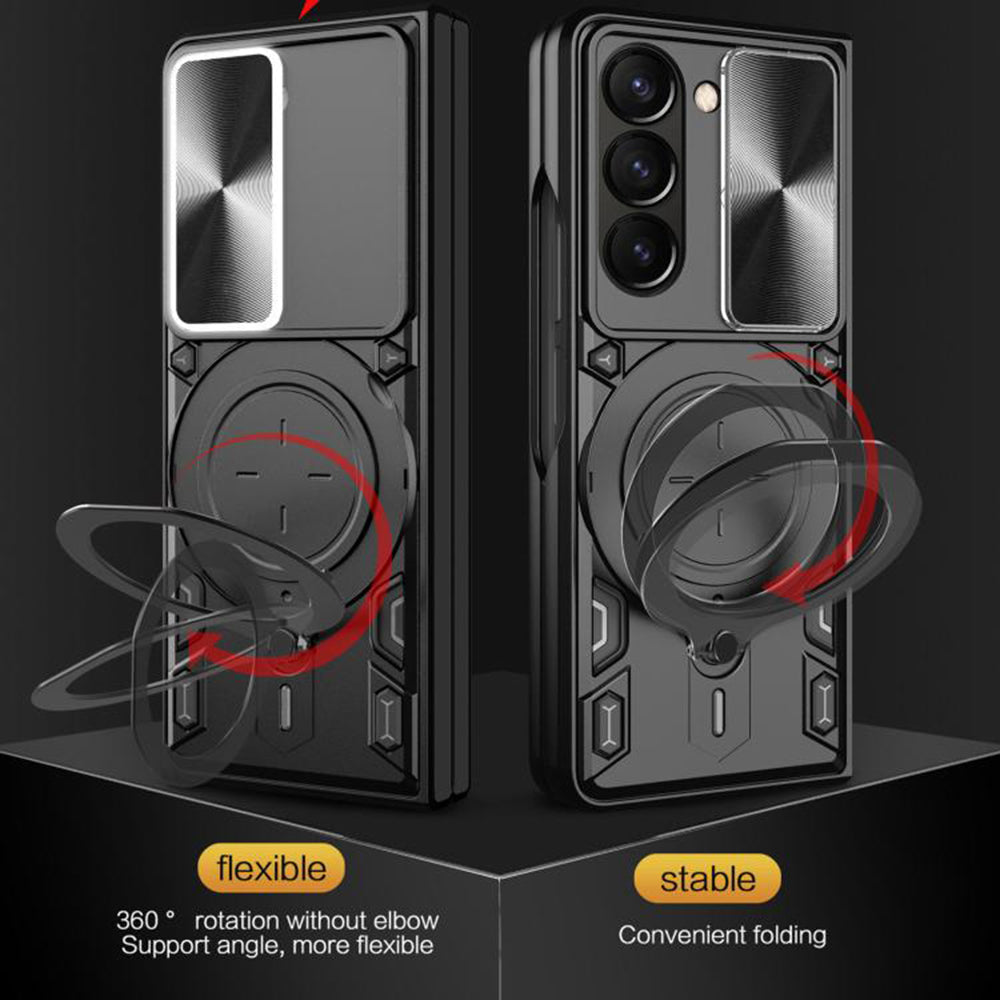 Case for Samsung Galaxy Z Fold8 F971, Techsuit, CamGuard Pro, Black