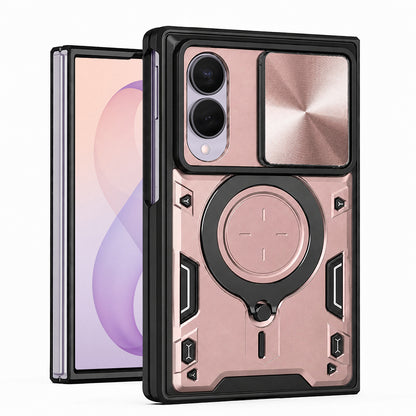 Case for Samsung Galaxy Z Fold8 F971, Techsuit, CamGuard Pro, Rose Gold