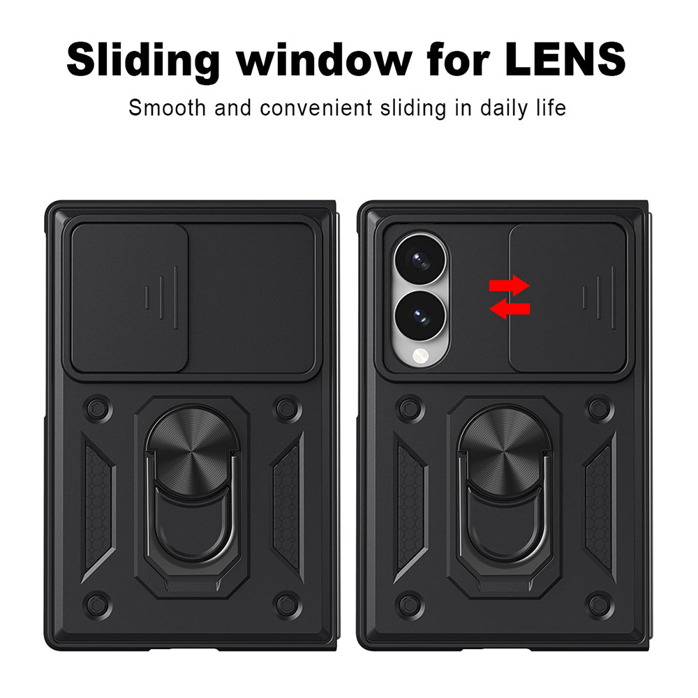 Case for Samsung Galaxy Z Fold8 F971, Techsuit, CamShield, Black