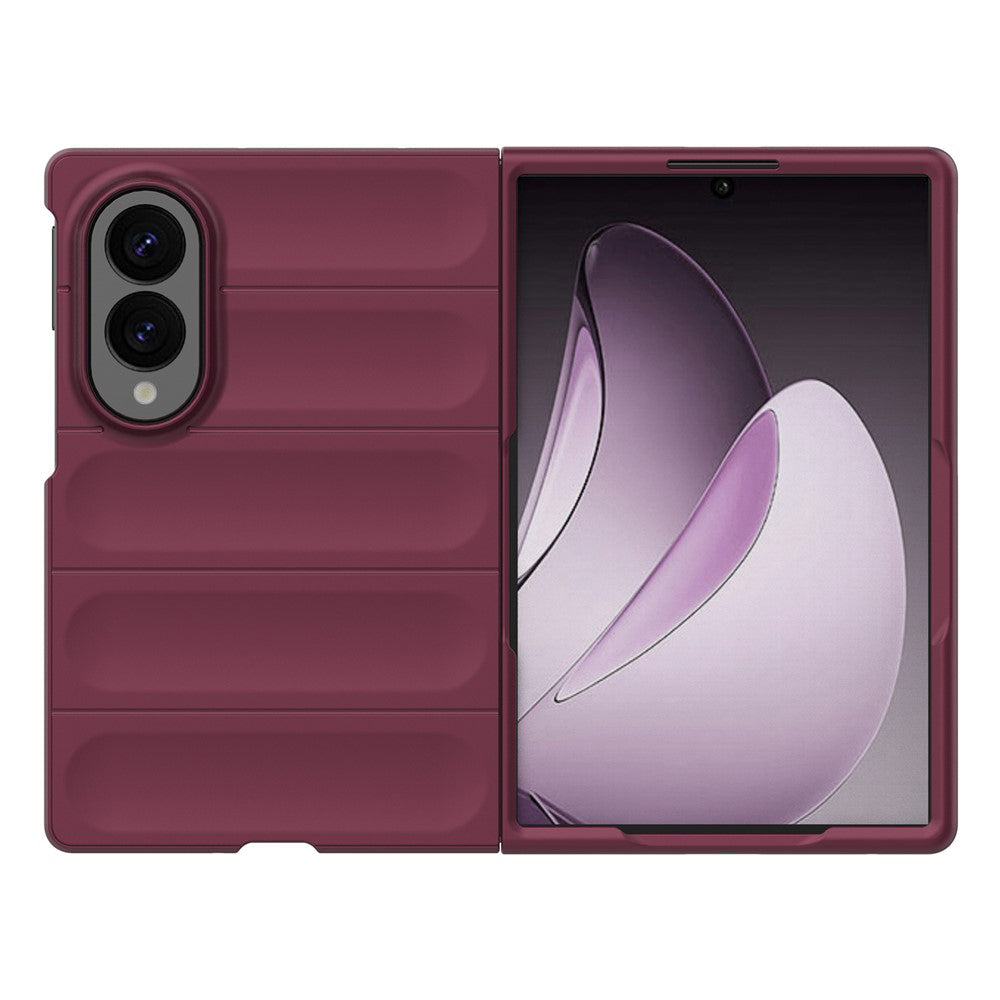 Case for Samsung Galaxy Z Fold8 F976, Techsuit, Magic Shield, Burgundy