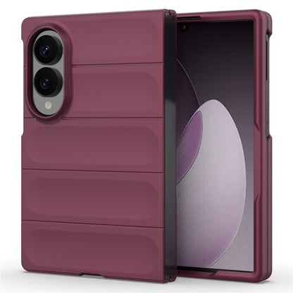 Case for Samsung Galaxy Z Fold8 F976, Techsuit, Magic Shield, Burgundy