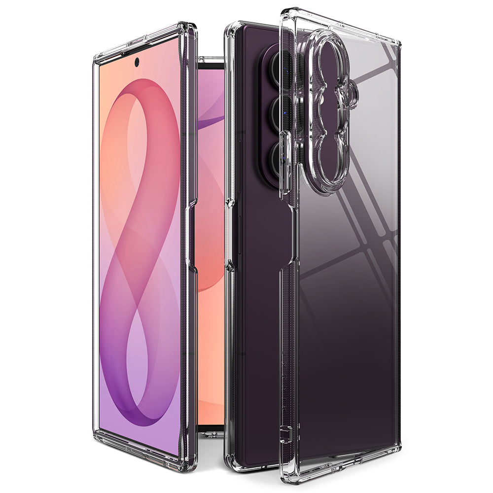 Case for Samsung Galaxy Z Fold8 Ultra F976, Ringke, Fusion, Transparent
