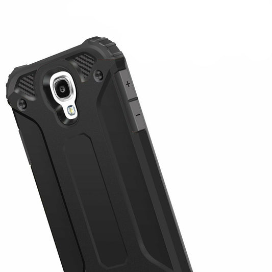 Θήκη για Samsung I9500 Galaxy S4, Techsuit, Hybrid Armor, Μαύρη