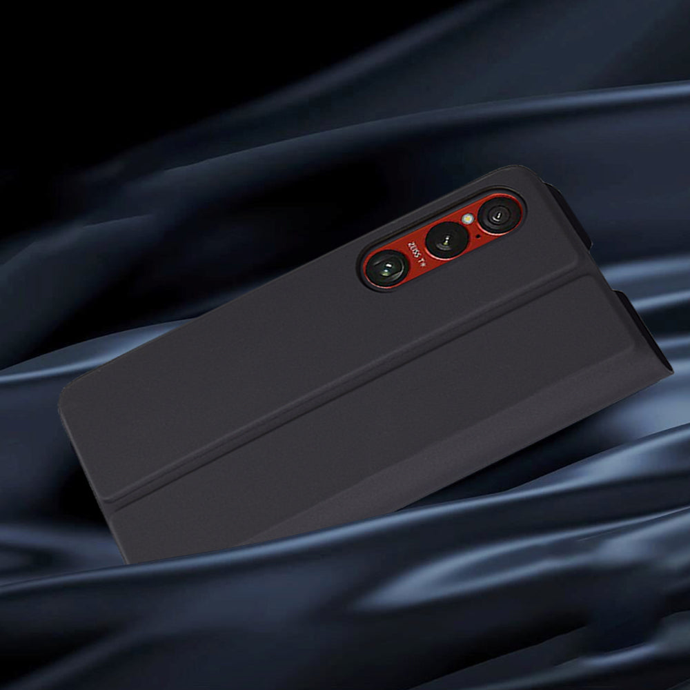 Case for Sony Xperia 1 VI, Techsuit, Magskin Book, Black