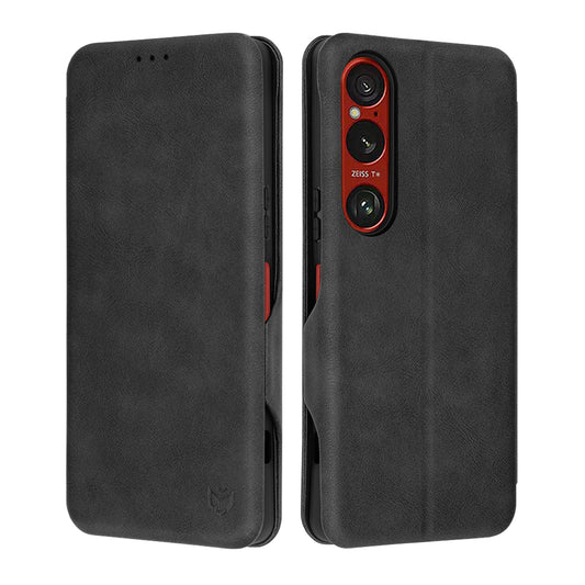 Θήκη για Sony Xperia 1 VI, Techsuit, Safe Wallet Plus, Μαύρο