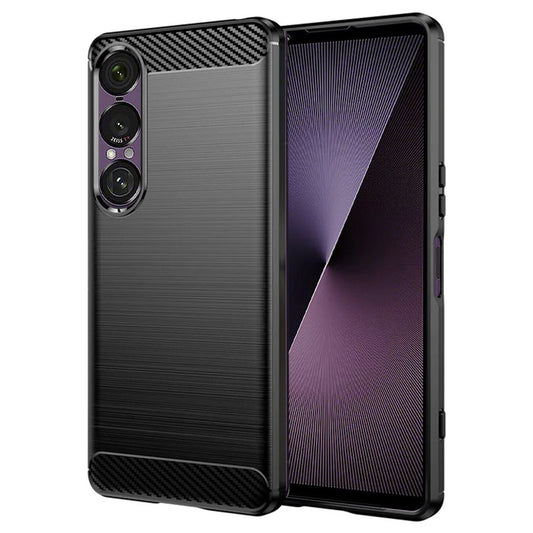 Θήκη για Sony Xperia 1 VII, Techsuit, Carbon, Μαύρο