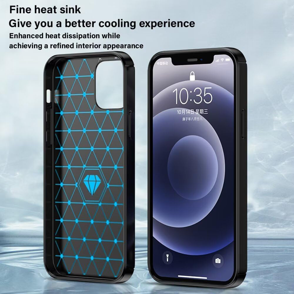 Θήκη για Sony Xperia 1 VIII, Techsuit, Carbon, Μαύρο