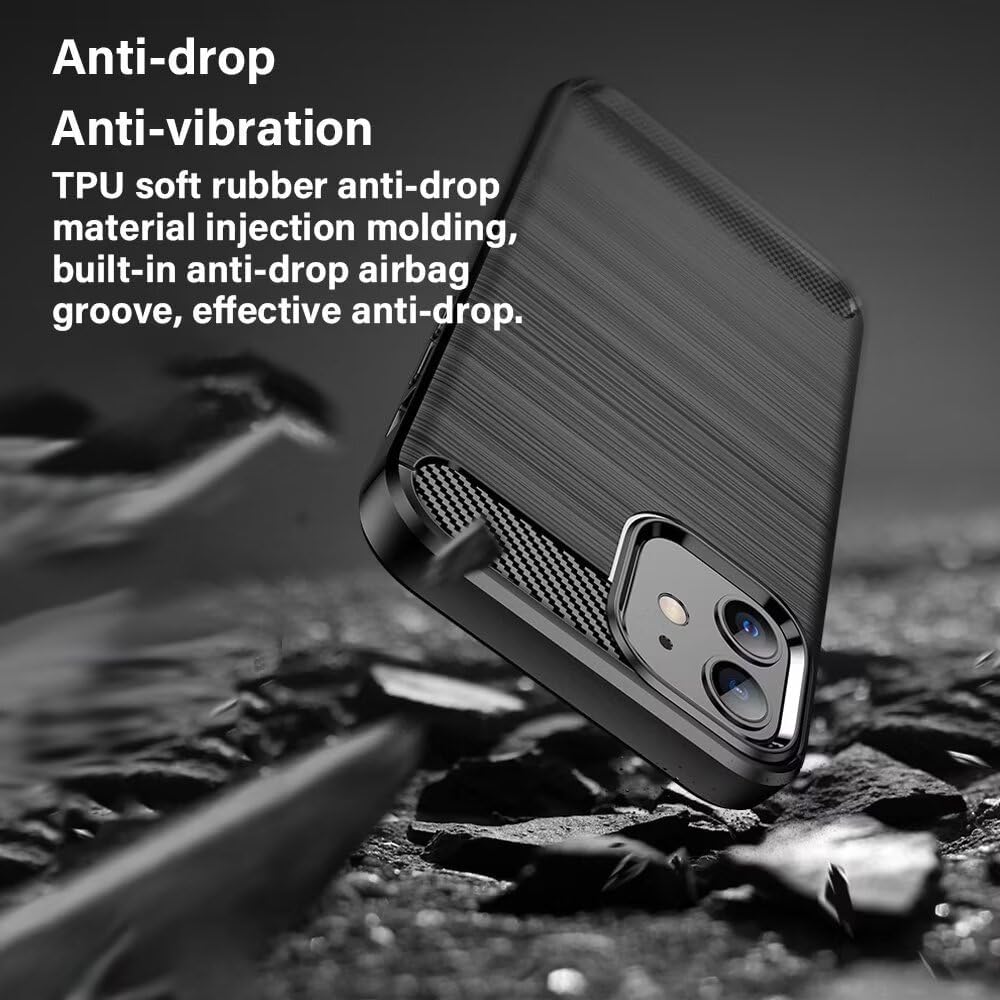 Θήκη για Sony Xperia 1 VIII, Techsuit, Carbon, Μαύρο