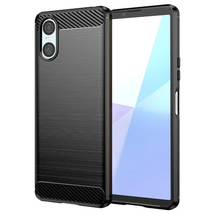 Case for Sony Xperia 10 VI, Techsuit, Carbon, Black