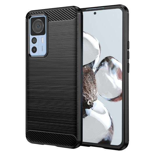 Θήκη για Xiaomi 12T / 12T Pro, Techsuit, Άνθρακας, Μαύρο