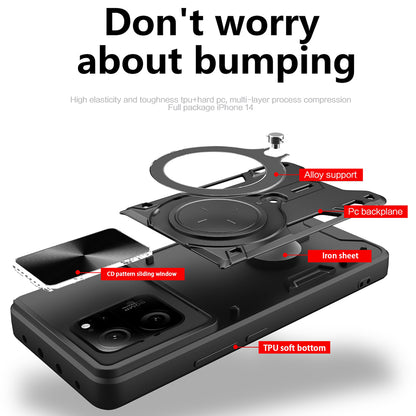 Θήκη για Xiaomi 13T Pro / 13T, Techsuit, CamGuard Pro, Μαύρο