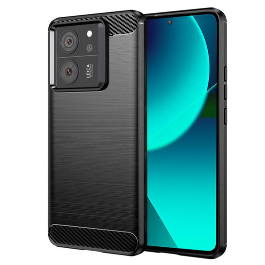 Θήκη για Xiaomi 13T Pro / 13T, Techsuit, Άνθρακας, Μαύρο