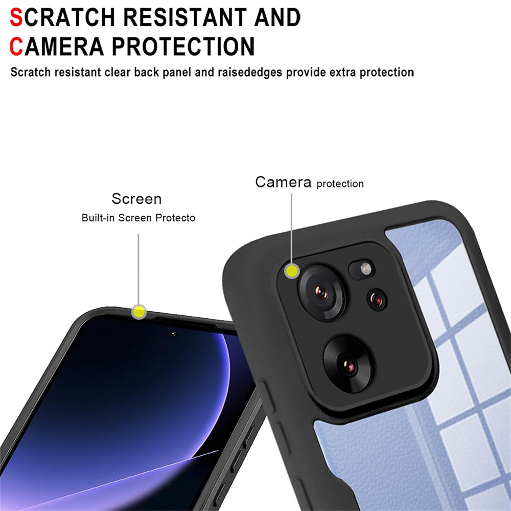 Θήκη για Xiaomi 13T Pro / 13T, Techsuit, ColorVerse 360, Μαύρο