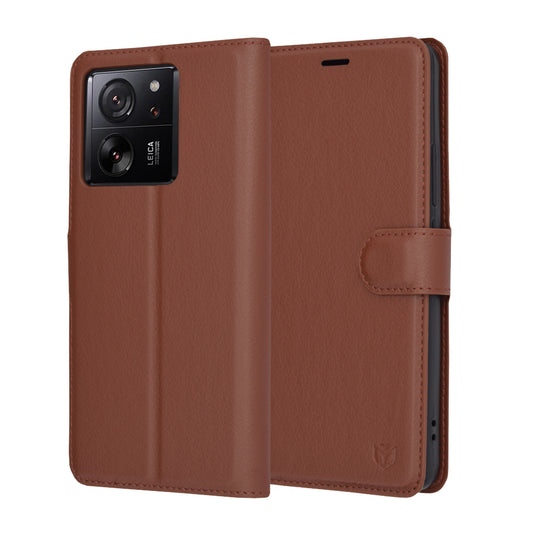 Θήκη για Xiaomi 13T Pro / 13T, Techsuit, Leather Folio, Καφέ