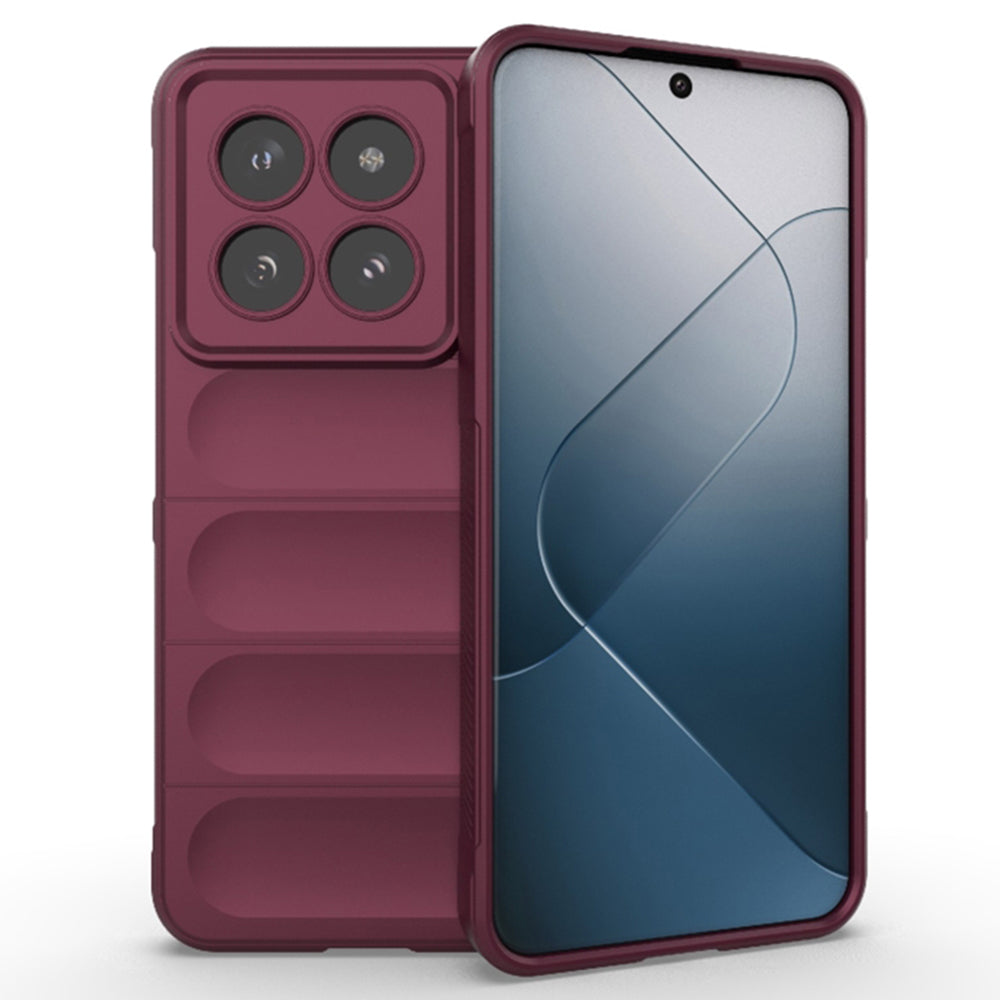 Case for Xiaomi 14 Pro, Techsuit, Magic Shield, Burgundy