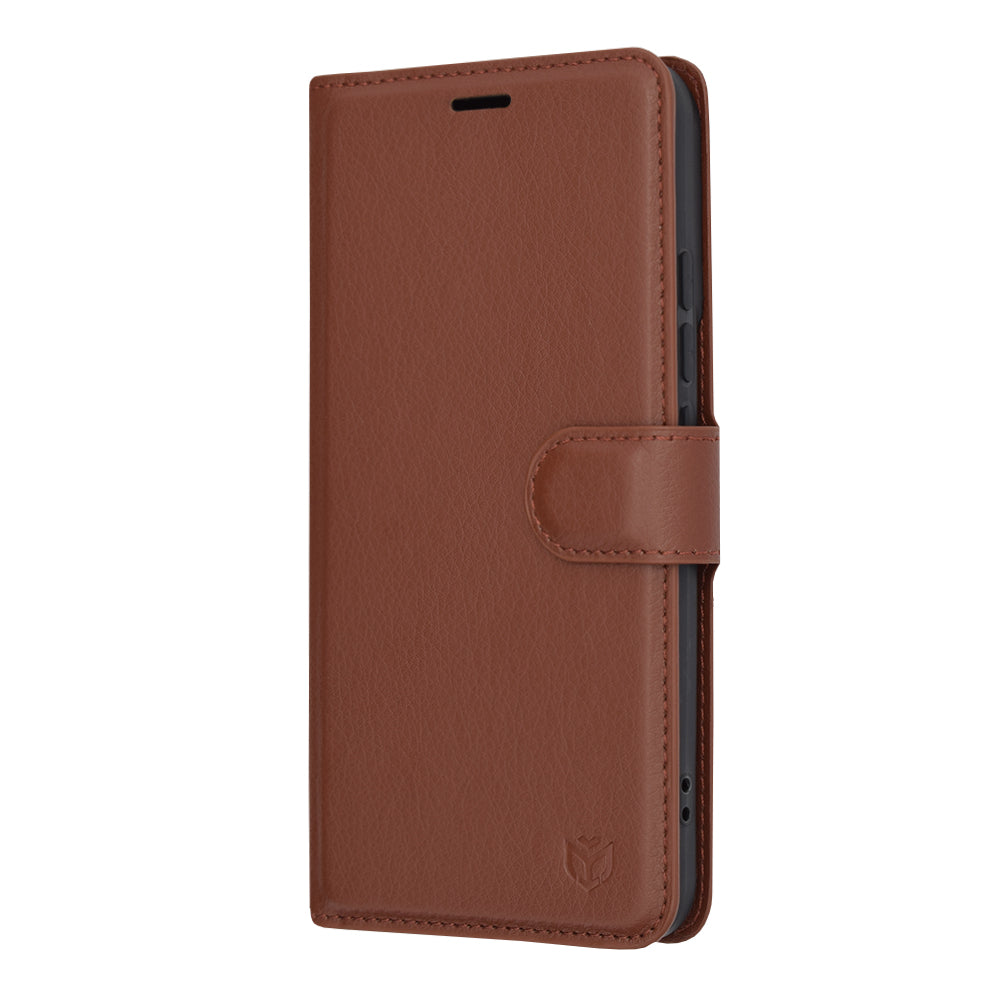 Θήκη για Xiaomi 14, Techsuit, Leather Folio, Καφέ