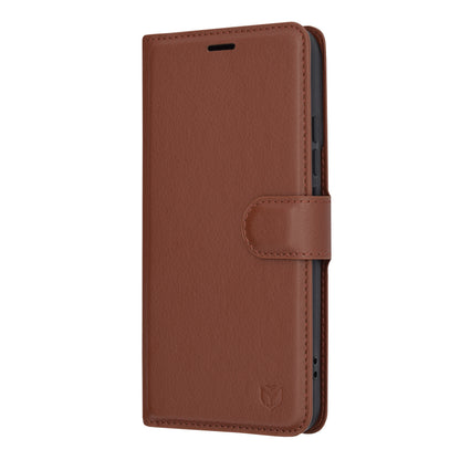 Θήκη για Xiaomi 14, Techsuit, Leather Folio, Καφέ
