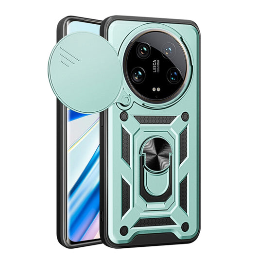Θήκη για Xiaomi 14 Ultra, Techsuit, CamShield, Πράσινο
