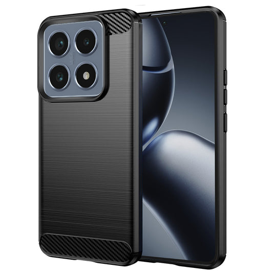 Θήκη για Xiaomi 14T Pro, Techsuit, Άνθρακας, Μαύρο